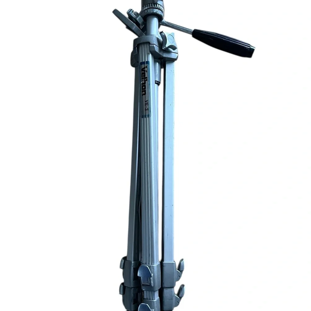 Velbon VE-3 camera tripod.